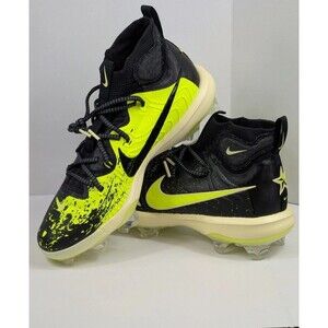 New Nike Alpha Huarache NXT MCS Cleats 2024 All-Star Black Volt FV6092-001 sz 9